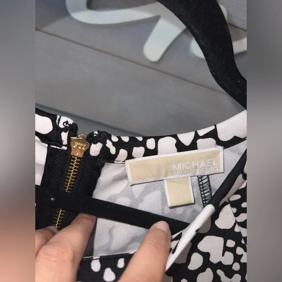 Michael Kors Animal Print large dress. Worn twice. - Picture 3 of 3